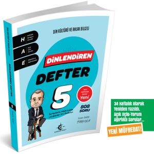 5. Sınıf Dinlendiren Defter (Eker Test) (MAARİF MODELİ) 5. Sınıf Dinlendiren Defter (Eker Test) (MAARİF MODELİ)
